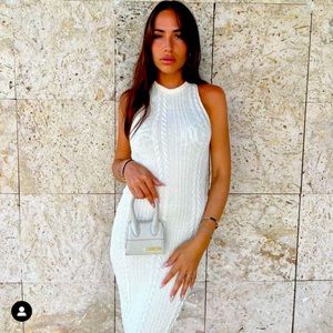 Brand new with tags Zara cable knit dress. Size Medium